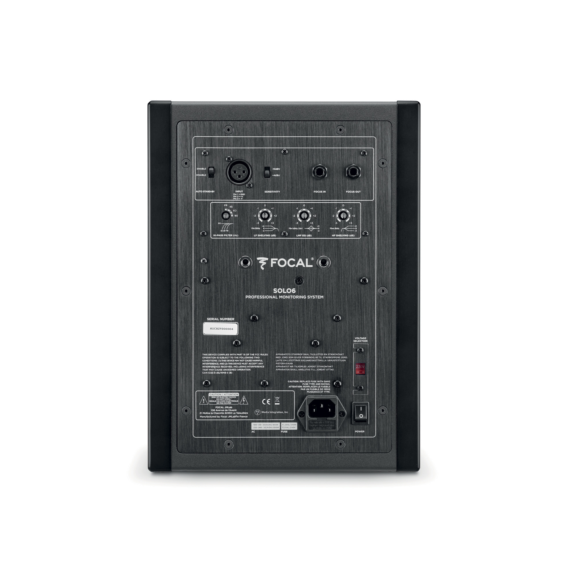 Focal solo6 ST6 – Moniteur de studio 2 voies 6,5”